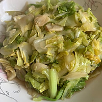 炒包菜的做法图解7