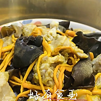 #感恩节烹饪挑战赛#下饭菜木耳虫草花蒸排骨的做法图解9