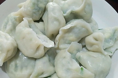香菜豆腐水饺