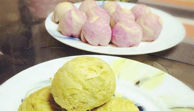 【中秋节】榨菜香菇鲜肉酥月/紫薯酥的做法
