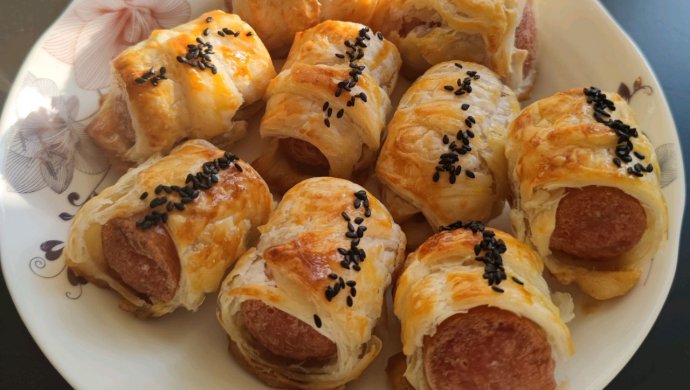 热狗手抓饼小可颂(解锁手抓饼吃法三）