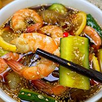 夏日低卡餐、鲜香味美的捞汁虾仁的做法图解2