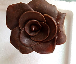 手工巧克力玫瑰花的做法