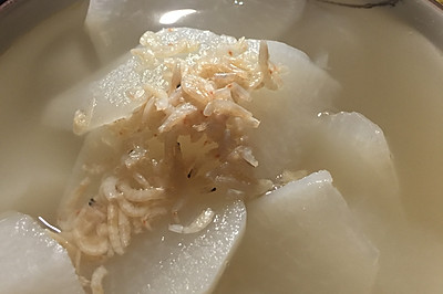 萝卜生姜虾米汤