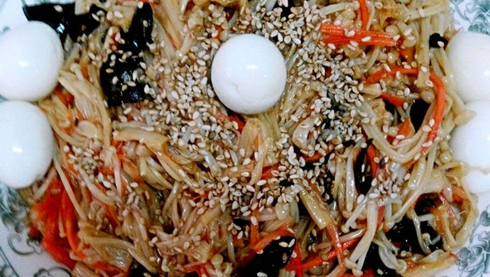 凉拌酸甜金针菇