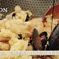 #智利贻贝中式烹法大赏#海鲜烫饭：突发奇想！的做法图解7