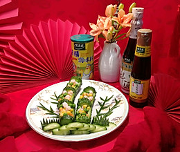 #太太乐鲜鸡汁芝麻香油#新年开运菜～竹报平安&节节高升的做法
