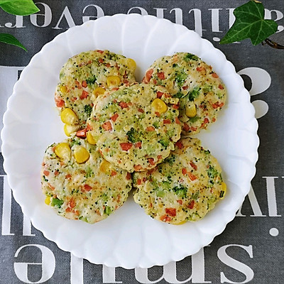 蔬菜鸡胸肉饼