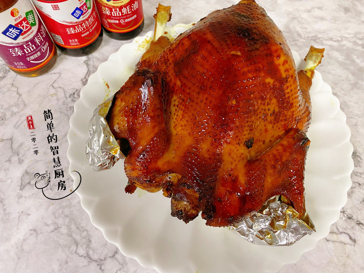 皮脆肉嫩的脆皮烤鸡的做法