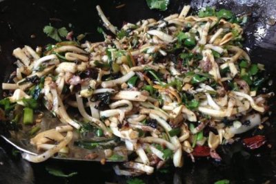 肉末酸菜炒年糕