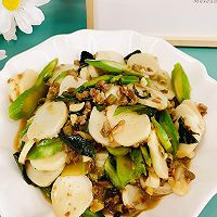 #“酒”是要开心#豇豆肉末炒年糕的做法图解12