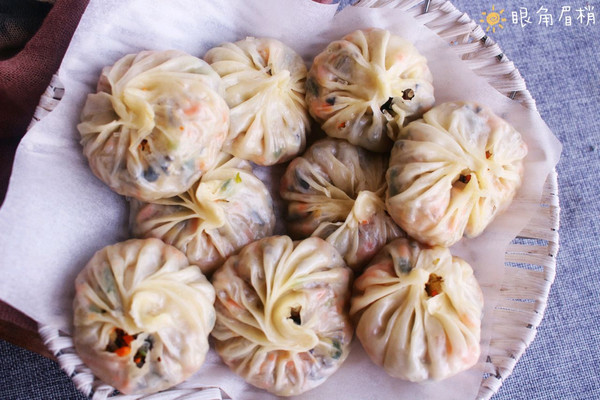 不用揉面无需发酵的纸皮包子，太好吃了！