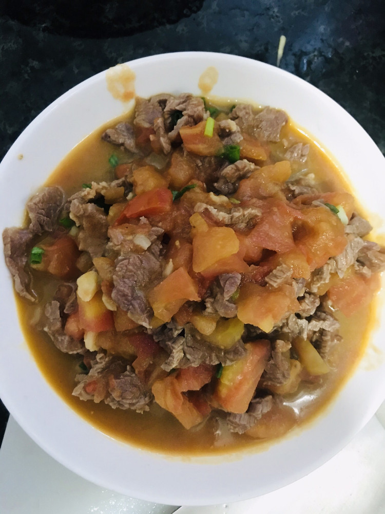 番茄牛肉的做法