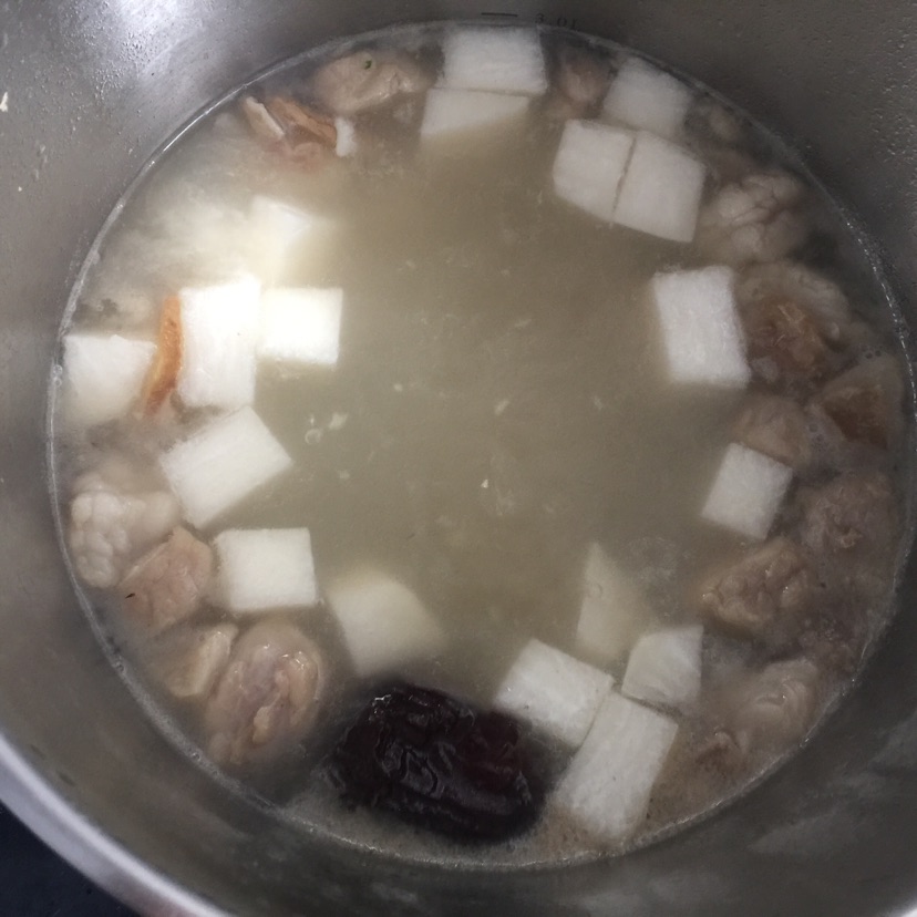 羊肉萝卜汤的做法图解7