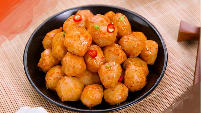 青椒炒鱼丸