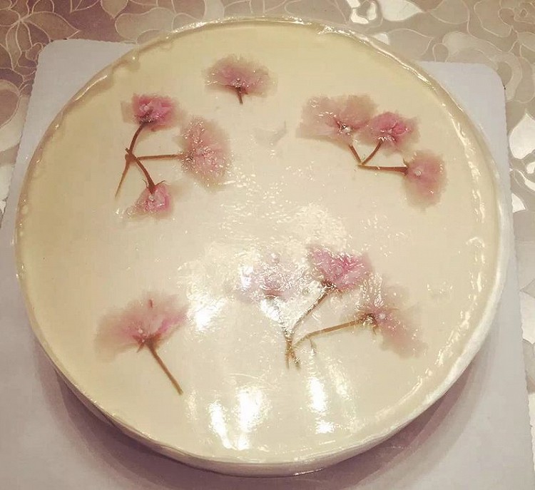 樱花慕斯蛋糕的做法