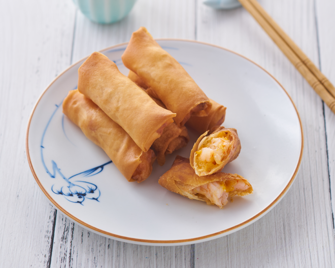 芝士鲜虾春卷的做法