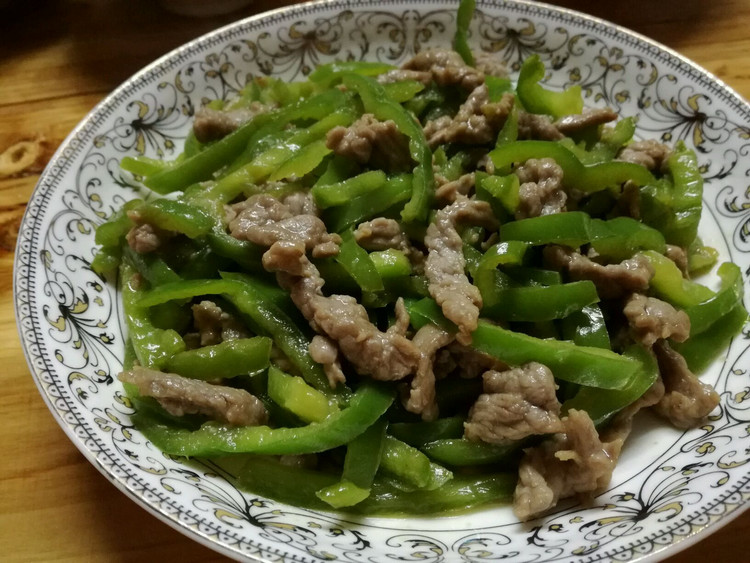 尖椒肉丝的做法