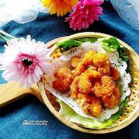 #肉食者联盟#黄金椒盐虾的做法图解13