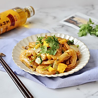 芒果虾#金龙鱼外婆乡小榨菜籽油 外婆的食光机#的做法图解18