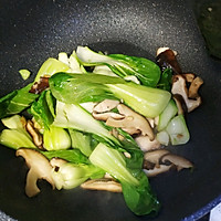 香菇油菜的做法图解4