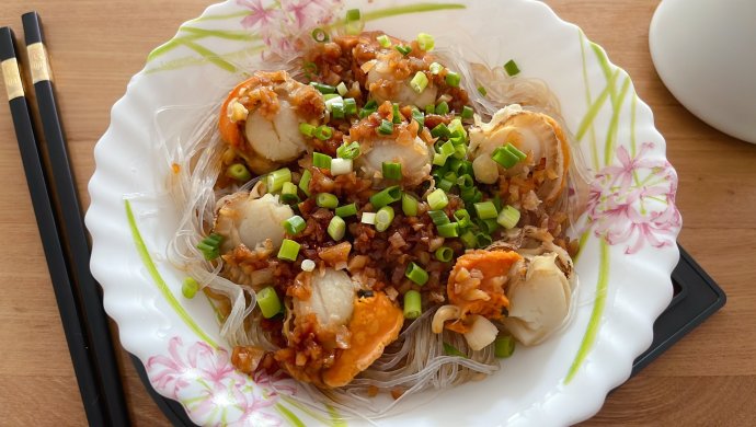 蒜蓉蒸扇贝肉