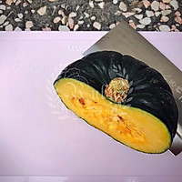#美食新势力#低卡减脂餐：南瓜金汤海鲜乌冬面的做法图解1