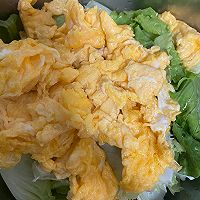 生菜拌鸡蛋的做法图解4