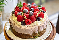 树莓抹茶巴克斯蛋糕的做法