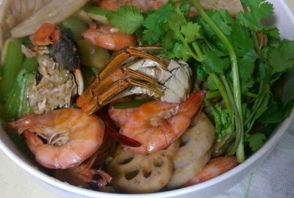 干锅香辣虾+蟹