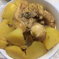 土豆炖鸡腿的做法图解6