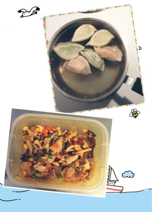 饺子+配菜