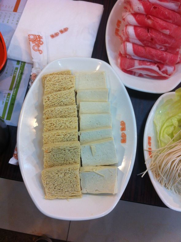 冻豆腐鲜豆腐双拼