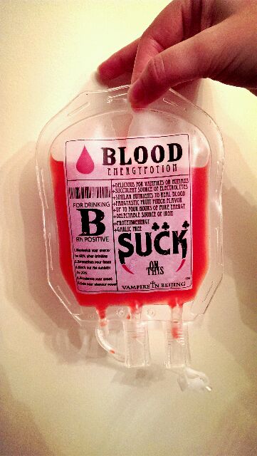 血袋子---蔓越莓樱桃混合果汁