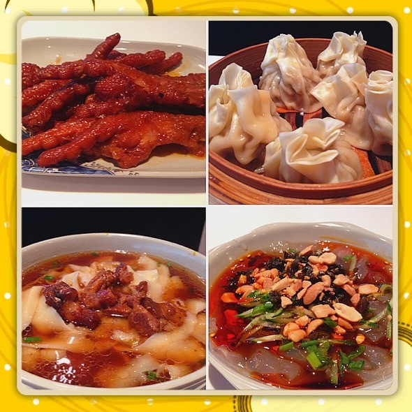 凤爪、拉皮、烧麦、肉面