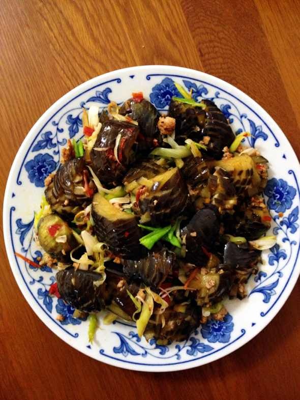 糟辣椒炒茄花