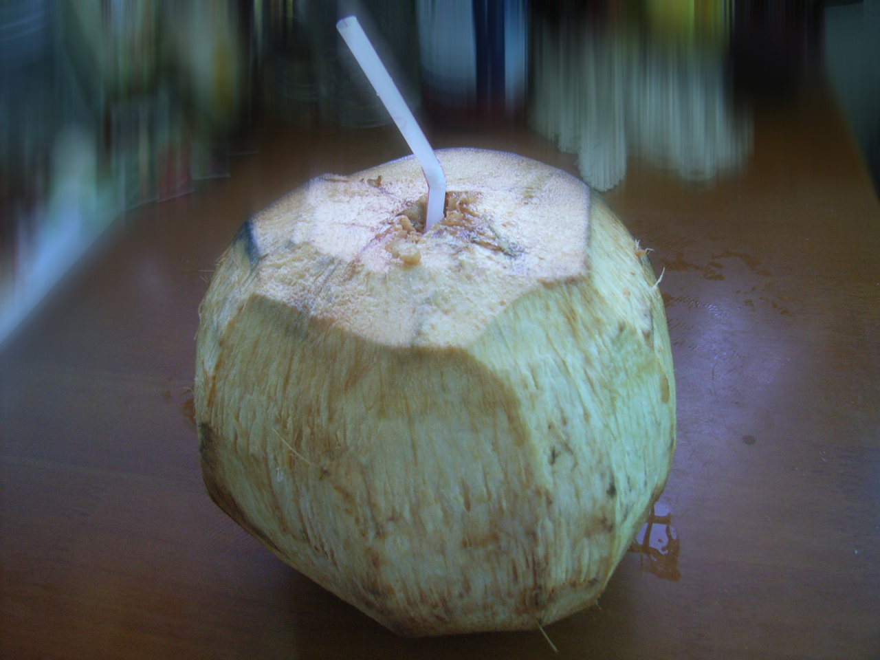 新鲜椰子饮