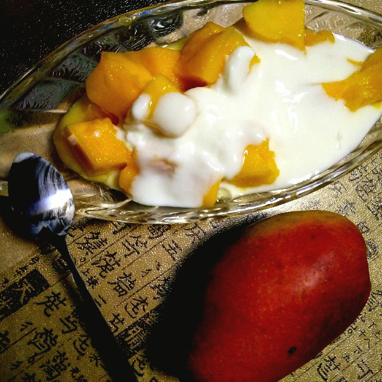 酸奶芒果