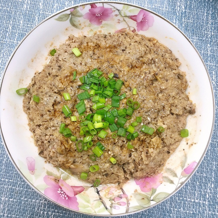 香菇蒸肉饼图2