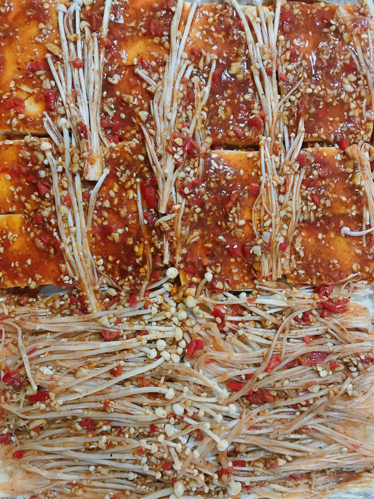 豆腐烤金针菇？金针菇烤豆腐？图6