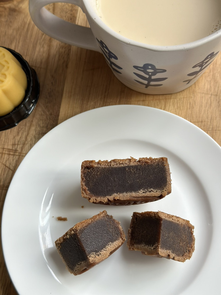 认真吃早餐：奶茶月饼，消库存。祝大家早餐愉快！图2