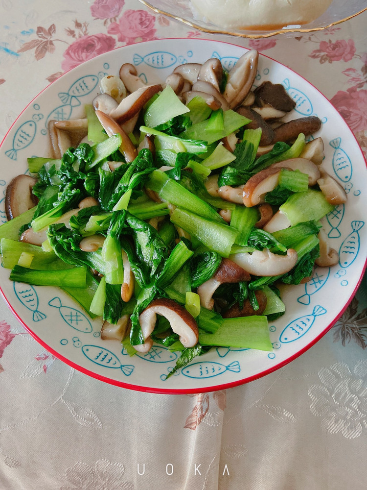 时蔬龙利鱼，香菇油菜，米饭，大包子图3