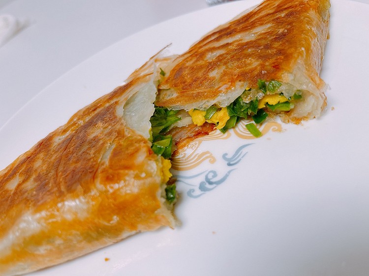 做了简易版的 没有和面 用手抓饼替代 也很好吃图6