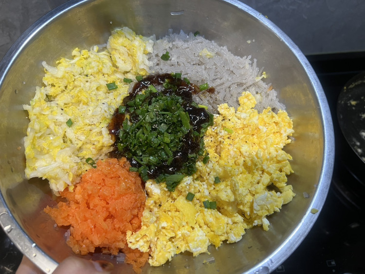 ◡̈⃝  🍊* ੈ✩‧₊˚ ᴍᴏʀɴɪɴg烫面素馅蒸饺+生滚牛肉粥～图2