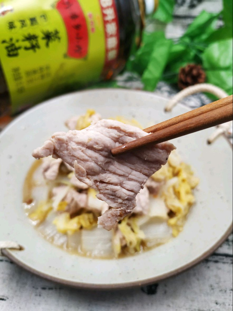 白菜肉片图1