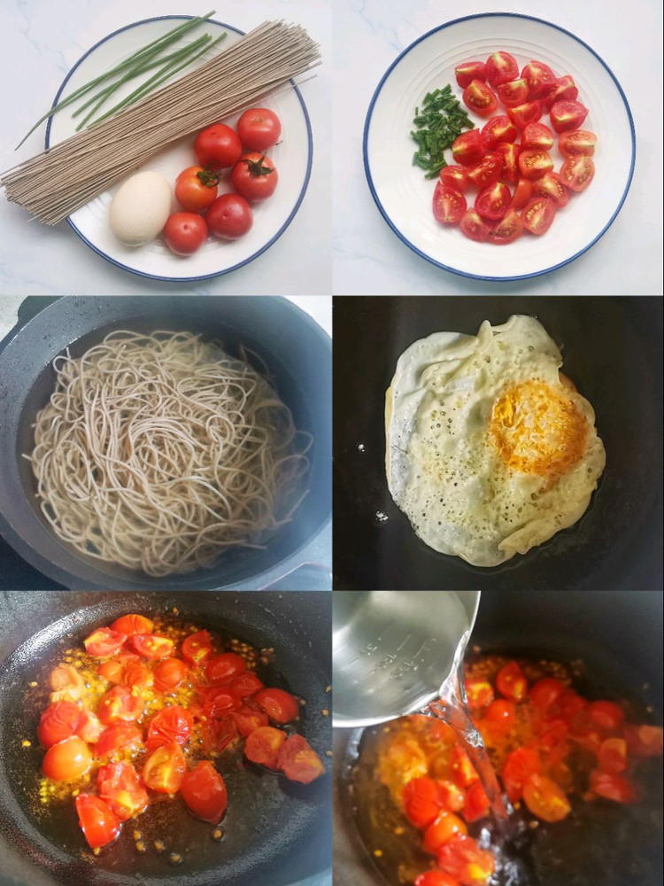 ㊙️鲜香味美的番茄鸡蛋荞麦面，汤汁浓郁巨好吃～图3