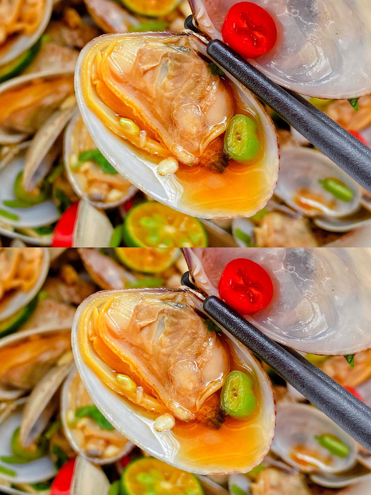 超鲜美的泰式凉拌花蛤😋简单美味❗️图2