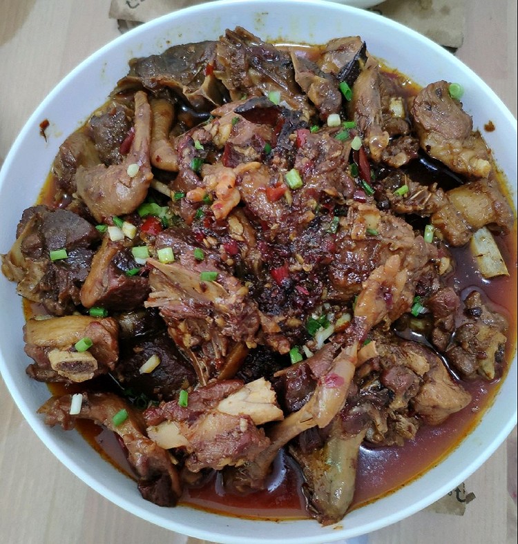 海鲜菇茄汁汤，排骨烧乳鸽，素炒三丁，图3