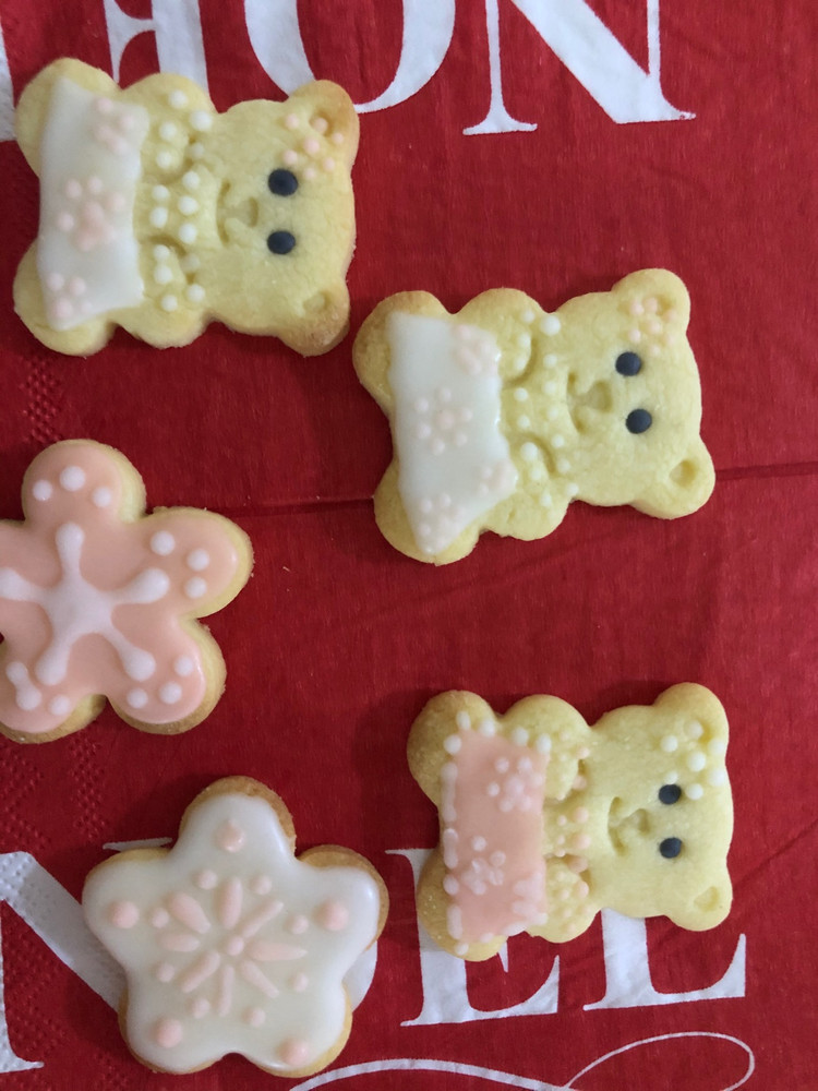 可爱小熊和仙人掌糖霜饼干图3