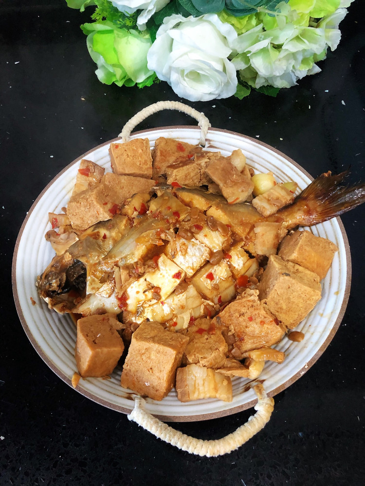 红烧鲳鱼冻豆腐图2
